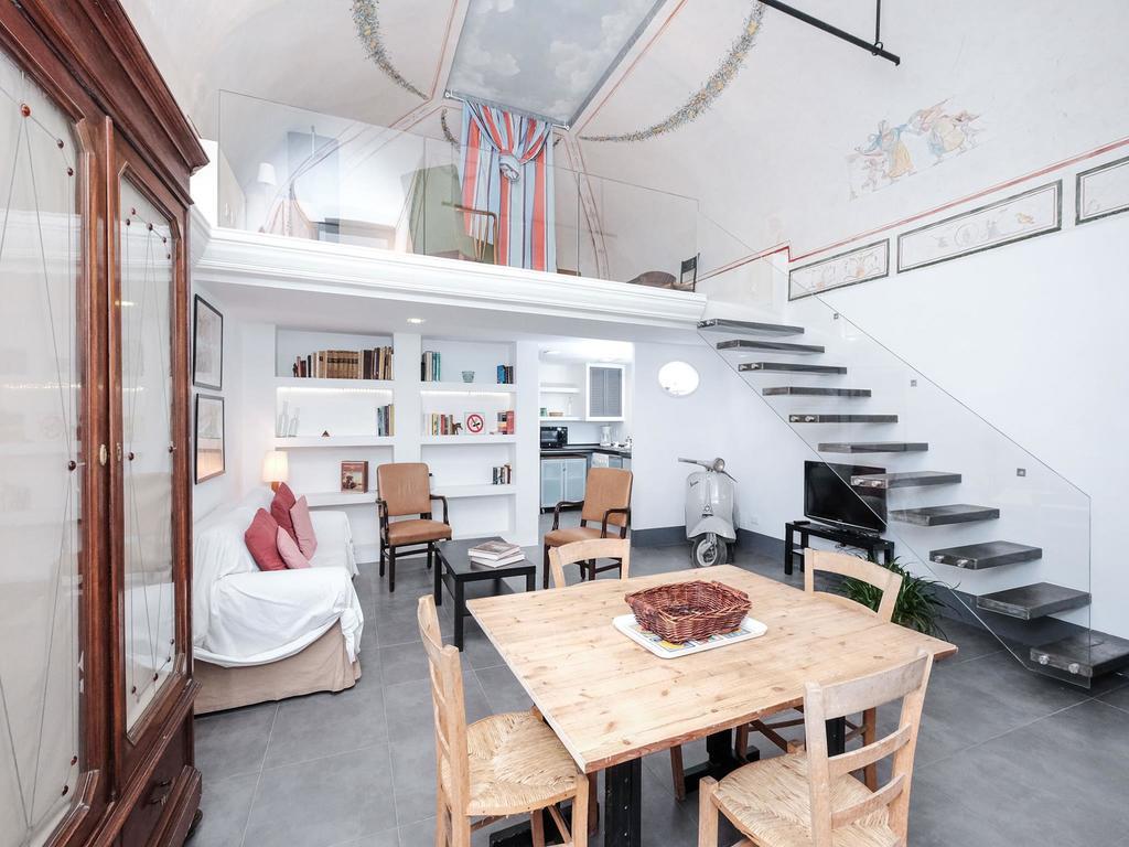 Ancient Trastevere Vespa Loft Leilighet Roma Eksteriør bilde